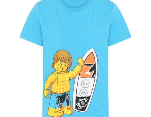 LEGO T-shirt Surferdude DONKERAZUUR (LWTAYLOR 311 – Maat 122)