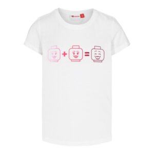LEGO T-shirt WIT (LWTEAH 301 - Maat 128)