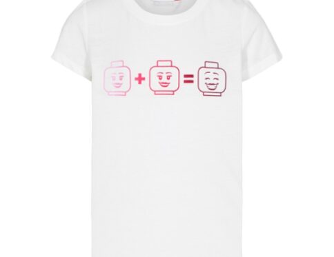 LEGO T-shirt WIT (LWTEAH 301 – Maat 140)