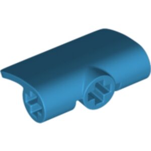 LEGO Technic Paneel 2x3x1 Gebogen DONKERAZUUR