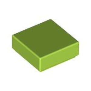 LEGO Tegel 1x1 LIMEGROEN (100 stuks)
