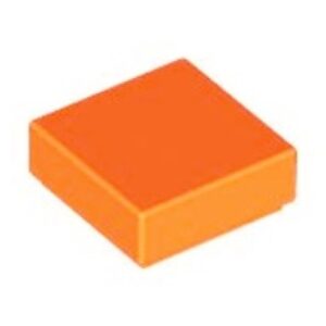 LEGO Tegel 1x1 ORANJE (100 stuks)