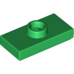 LEGO Plaat 1x2 met Nop GROEN (100 stuks)