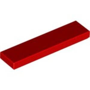 LEGO Tegel 1x4 ROOD (100 stuks)