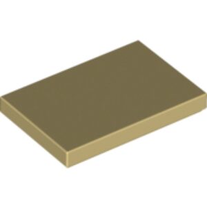 LEGO Tegel 2x3 BEIGE (100 stuks)
