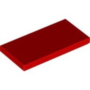 LEGO Tegel 2x4 ROOD (100 stuks)