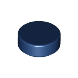 LEGO Tegel Rond 1x1 DONKERBLAUW (100 stuks)