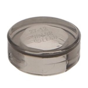 LEGO Tegel Rond 1x1 TRANSPARANT ZWART (100 stuks)