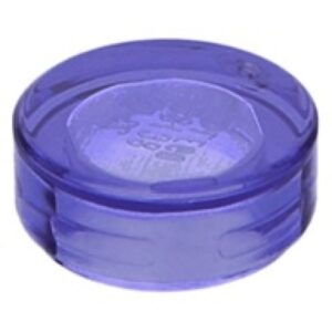 LEGO Tegel Rond 1x1 TRANSPARANT PAARS (100 stuks)