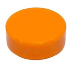 LEGO Tegel Rond 1x1 ORANJE (100 stuks)
