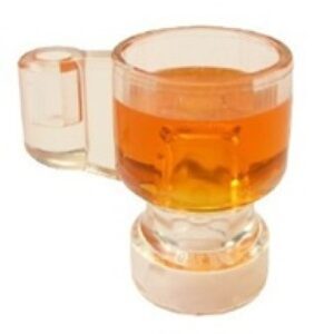 LEGO Theeglas TRANSPARANT ORANJE