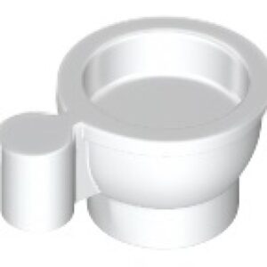 LEGO Theekopje WIT (10 stuks)