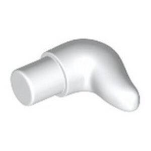 LEGO Vee Hoorn Kort Wit (10 stuks)