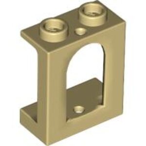 LEGO Venster 1x2x2 Kasteel BEIGE (100 stuks)