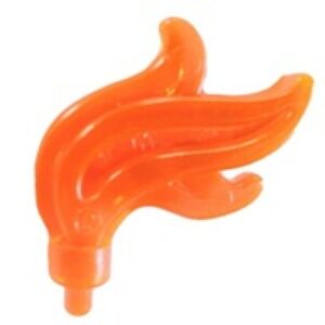 LEGO Verenpluim TRANSPARANT NEON ORANJE (100 stuks)