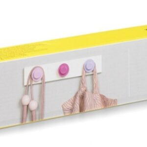 LEGO Wandkapstok LICHTROZE-ROZE-LILA