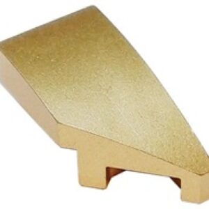 LEGO Wedge 2x1 Rechts METALLIC GOUD (10 stuks)