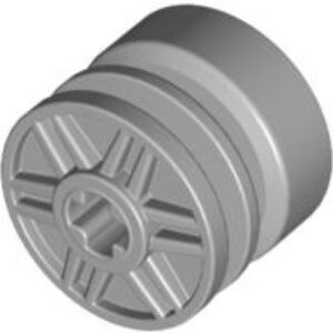 LEGO Wiel 18mm Dx14mm As LICHTGRIJS (100 stuks)