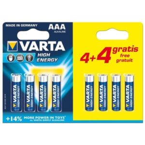 VARTA Alkaline Batterij AAA (4+4 Gratis)