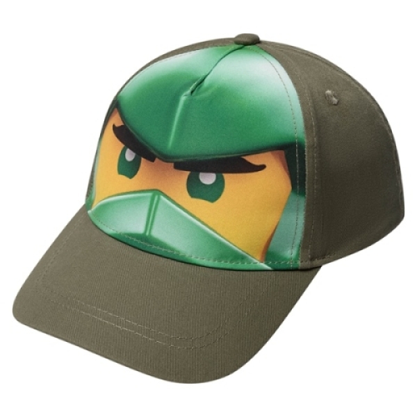 LEGO Cap Ninjago OLIJFGROEN (LWAIKO 104 - Maat 50-52)